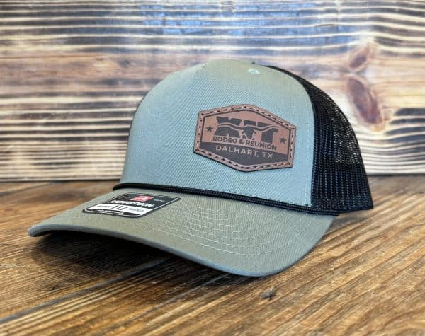 XIT Sage Leather Patch Hat